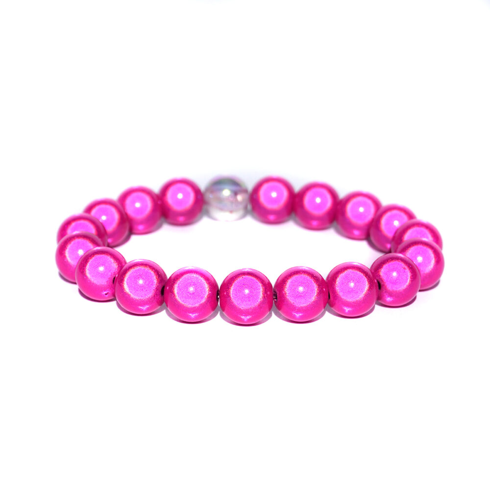Armbeads 10 mm Pink
