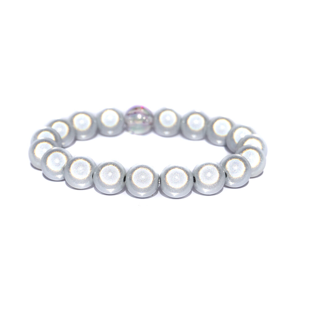 Armbeads 12 mm Weiß