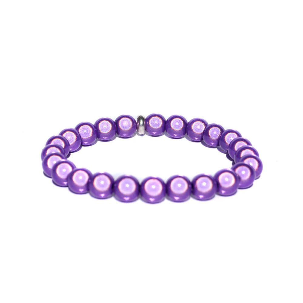 Armbeads 8 mm Flieder