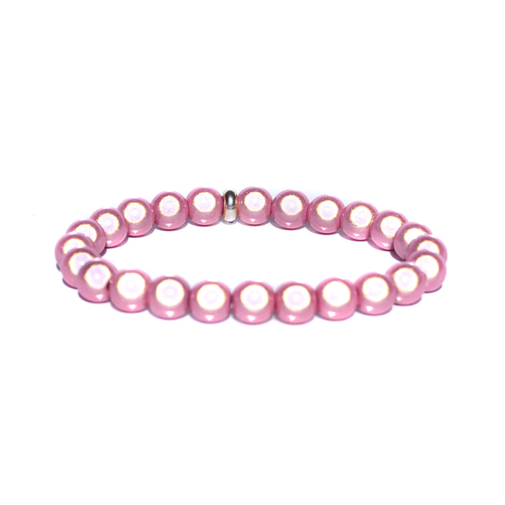 Armbeads 8 mm Rose