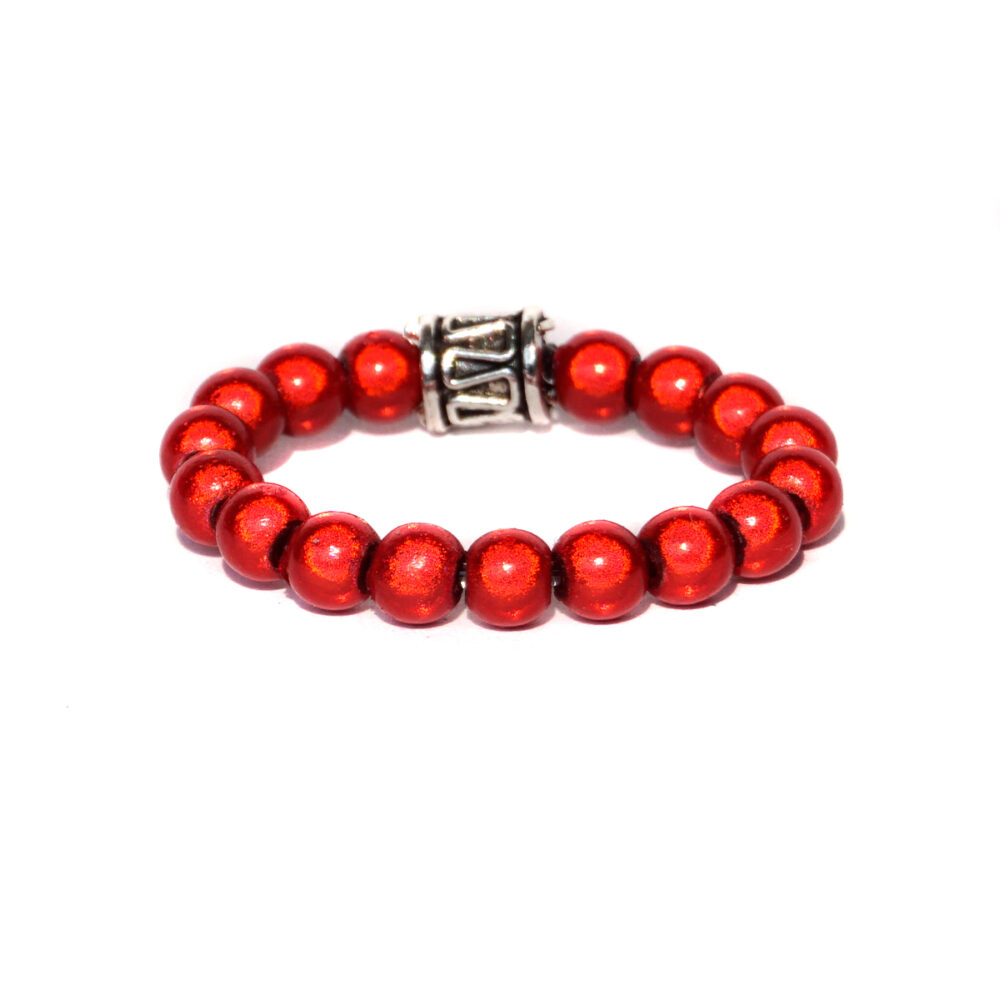 Ringbeads 4 mm Rot